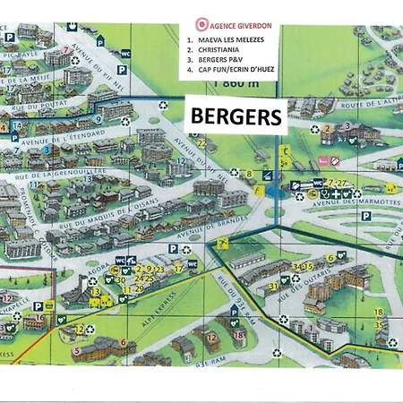 Lägenhet Christiania - Alpe D'huez Quartier Bergers Mae-3141 Huez